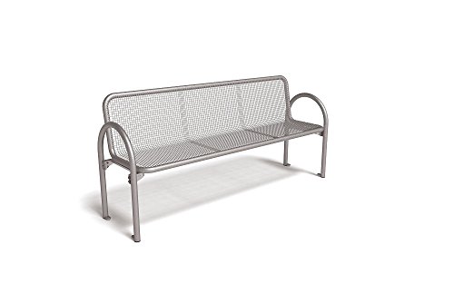 Erlau Parkbank 3-Sitzig mit Rückenlehne aus Stahldraht | 189 x 87 x 51 cm - 0761675198453 Erlau Parkbank 3-Sitzig mit Rückenlehne aus Stahldraht | 189 x 87 x 51 cm
