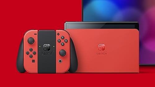 Nintendo Console Switch - Modèle OLED Edition Mario (rouge)