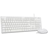 SOURIS ERGONOMIQUE ET RÉACTIVE : La souris de cet ensemble clavier et souris est conçue pour s’adapter parfaitement à votre main, avec une précision optimisée pour les déplacements rapides. Ce clavier et souris filaire est parfait pour les professionnels à la recherche de confort et de performance.