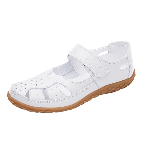 Sandales plates respirantes et antidérapantes pour femme marche extérieure