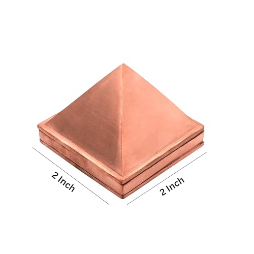 Image of Vastu Copper 3 Layer Pyramid | Pure Copper Vastu Remedy | 2-Inch | Pyramid for Positive Energy, Health & Wealth | Vastu Dosh Remedies for Home & Office | Pack of 1