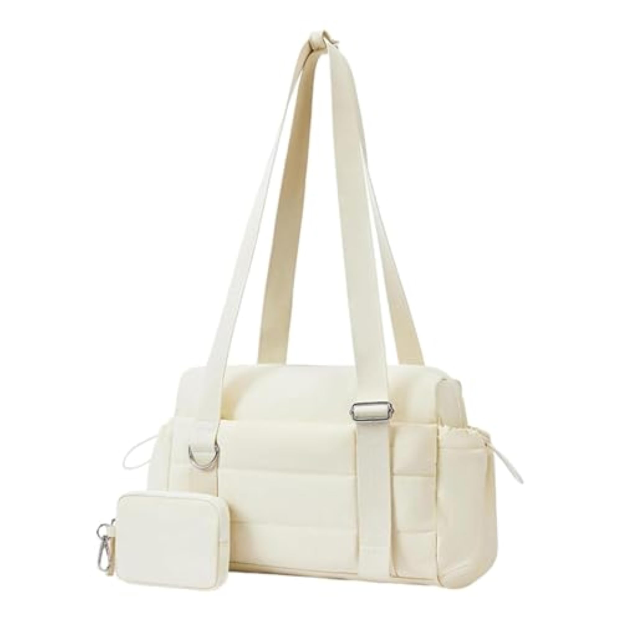 Women's Travel Gym Bag with Removable Wallet