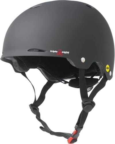 Triple Eight Gotham MIPS Helmet - Ideal for Biking, Skateboarding, In-Line Skating/Rollerblading and Roller Derby