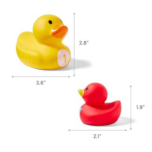Munchkin Count & Quack Duckies Bath Toys for Toddlers and Babies, Watertight Mama Duck and Ducklings, Kids 9+ Months, Helps Teach Numbers, Counting, Colors and Shapes, 5 Piece Set - image 5