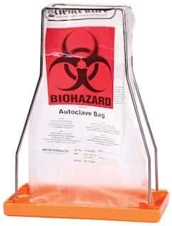 HDPE Biohazard Bags w/Sterilization Patch, 1 Gallon, 12 x 24 (in): 100/CS