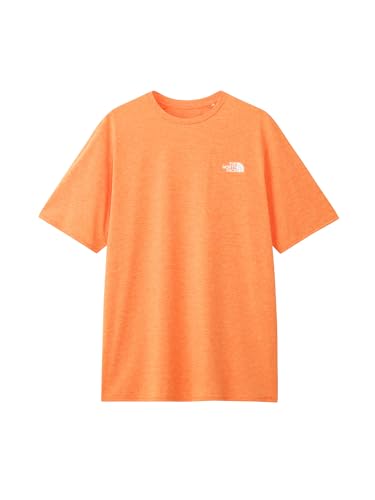 THE NORTH FACE [ザ・ノース・フェイス] 半袖 カットソー Tシャツ ショートスリーブGTDメランジクルー メンズ メンズ パパイヤ L