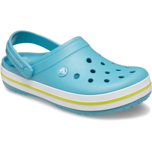 Image of Crocs Unisex's All-Terrain Atlas, Slip on Sneakers with Buckle Strap Clog, Turq Tonic, 6 UK Men / 7 UK Women