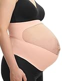 Momcozy Pregnancy Belly Band, CozySupport Ergonest Maternity Belly Band, Invisible Pregnancy Belt for Back, Abdomen, Waist