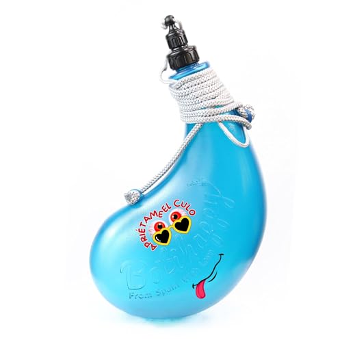 Botihappy Fiesta - Risas garantizadas con la bota de vino más divertida de España - CONGELABLE - Para cualquier bebida o combinado - Sostenible - Moderna - 1L