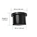 Huskey Parts Company Complete Rear Leaf Spring Shackle Bushing Sleeves Kits for EZ-GO RXV Gas & Electric Golf Cart 2008+ Rear Suspension Bushing kit…
