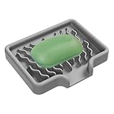 Optimisez votre organisation domestique : mettez à jour votre routine quotidienne avec cet égant de savon en silicone, offrant une solution pratique pour organiser correctement les must-have de la salle de bain et garder votre espace organisé