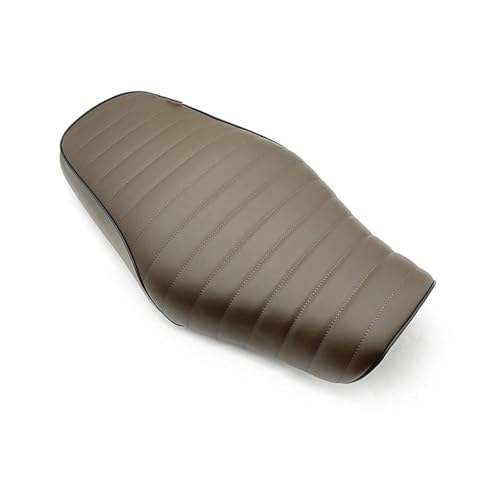 Cojín de asiento para Honda GB350 que elimina la fatiga en ruta con ergonomía retro marrón 4