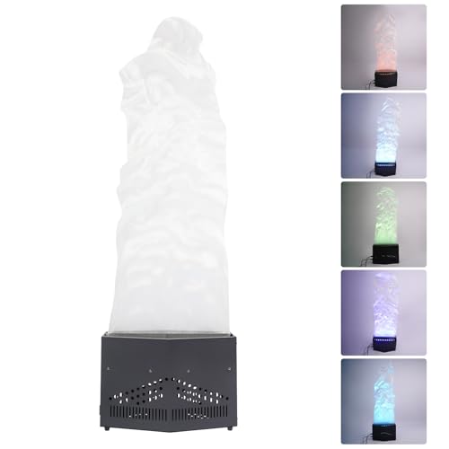 5ft Fake Fire Flame Light, Artificial Simulated Fire Atmosphere Lamp with 24 LED Light, for Stage DJ Party Lighting, Nightclub