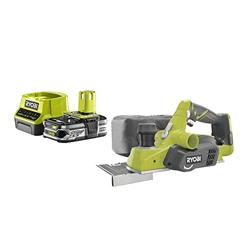 RYOBI Rabot18V 82mm One+, rabot sans fil, batterie 2.5Ah incluse