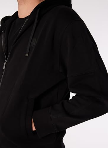 A｜X ARMANI EXCHANGE Men's Bonded Stretch Cotton-Poly Zip Up Sweatshirt4