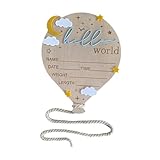 Photo Gallery milageto cartello per annuncio di nascita, pannello in legno per annunci, con lettere, regalo, targhe ricordo con nome del bambino, cartello con statistiche di, blu Photo Gallery milageto cartello per annuncio di nascita, pannello in legno per annunci, con lettere, regalo, targhe ricordo con nome del bambino, cartello con statistiche di, blu
