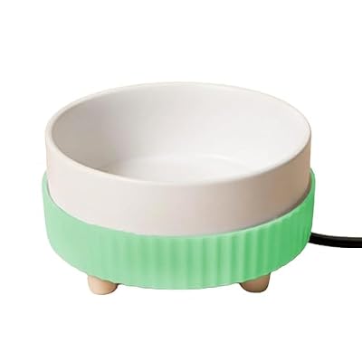 Heated Rechargeable Bowl - 5.5.31in USB Charging Heated Pet Bowl, Heating Pet Food Bowling | Hot Dish with 30-35⁰C Temperature Maintanance | Cordless Dog Water Dish for Cats, Dogs, Puppy