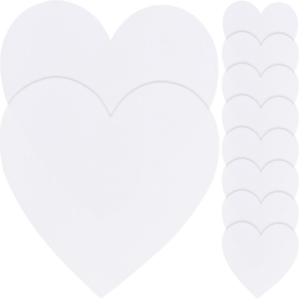 Tablero de pintura lienzo de algodón con forma de corazón puro para óleo fino