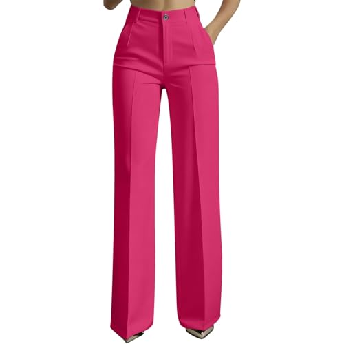 Pantalon palazzo fin stretch avec poches pour un confort absolu