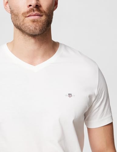 Vêtements GANT SLIM SHIELD V NECK T SHIRT pour Accessoires - vue 7