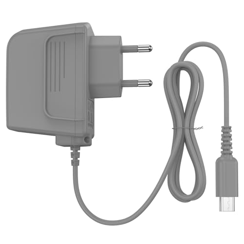 Meliya Cargador para Nintendo DS Lite,Carga Rápida Repuesto AC Power Adapter Cargador Nintendo DS Lite/NDSL/DSL, 1,2m