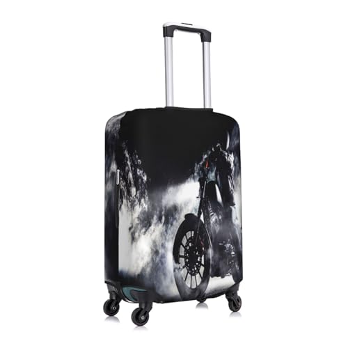 Motorbike Motorcycle Luggage Cover for Suitcase, Suitcase Cover Protector Fit 18-21 Inch Luggage Travel Accessories, S3
