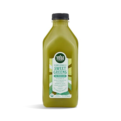 WHOLE FOODS MARKET, Organic Sweet Greens Juice, 32 Fl Oz