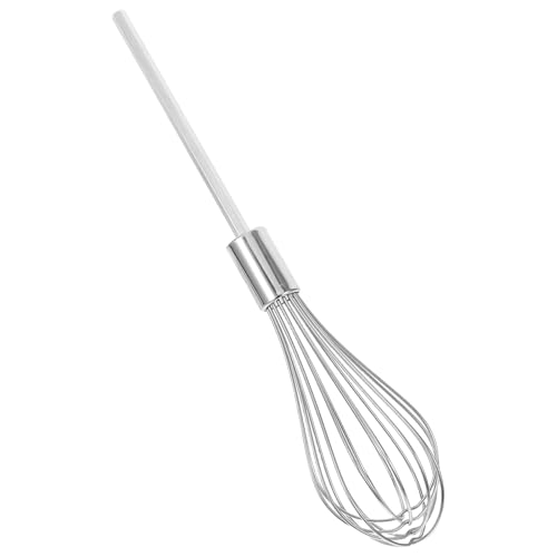 Veemoon Batidor de Acero Inoxidable Reforzado 16 Hilos 2 Mm para Batidora Eléctrica, Herramienta Mezcladora Multifuncional para Cocina y Construcción, Accesorio Compatible Reutilizable