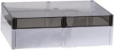 130-012 Enclosures, Boxes, & Cases 14.2 x 10.0 x 4.37 Polycarbonate Transp