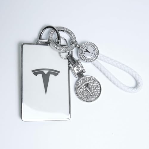 Image of for Tesla Key Card Holder Bling Key Chain Card Key Holder for Model S /X /3 /Y Cybertruck Keychain