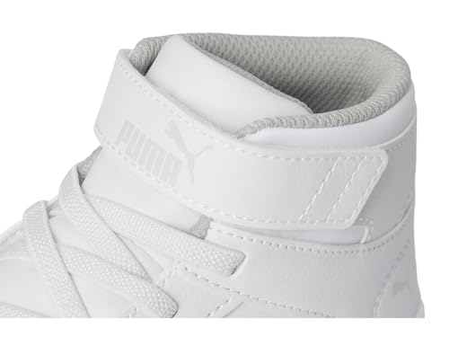 Image of PUMA Kids' Rebound Layup Mid Hook and Loop Sneakers