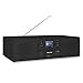 Produktbild TechniSat DIGITRADIO 380 CD IR - DAB+/UKW/Internet-Stereoradio (CD-Player, Bluetooth, USB, Spotify Free, App-Steuerung, 2 x 20 W, Stereo-Kompaktanlage, Farbdisplay, Wecker, Fernbedienung) schwarz