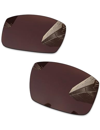 Combine8 Ploarized Replacement Lenses for Oakley Crankshaft OO9239 Sunglasses - Brown