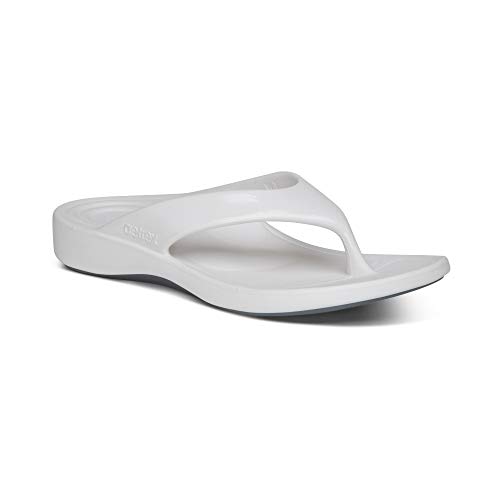 Image of Aetrex Maui Orthopedic Flip Flops for Women Arch Support - Pressure Relief Water-friendly Shock Absorption Super Soft UltraSky EVA Foam Flip Flops