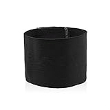 Haploon 22 PCS Funeral Mourning Band, Black Soccer Football Armband (22 x Black Armband)