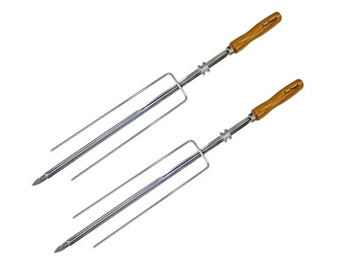 Triple Skewer - Set of 2 Brazilian Skewers for BBQ 28