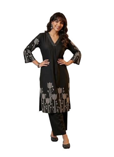 Kurti élégant imprimé pour vos soirées festives et sorties d'été en taille L