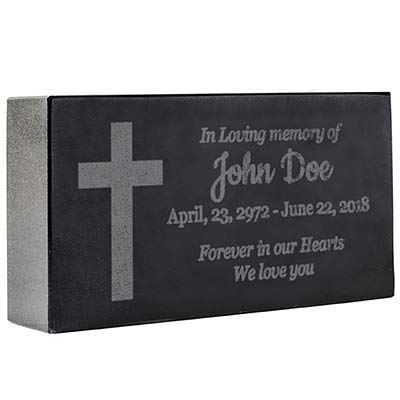 black granite headstones