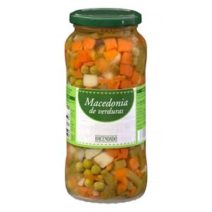 Macedonia de verduras Hacendado Tarro 535 g (320 g escurrido) Pack 2