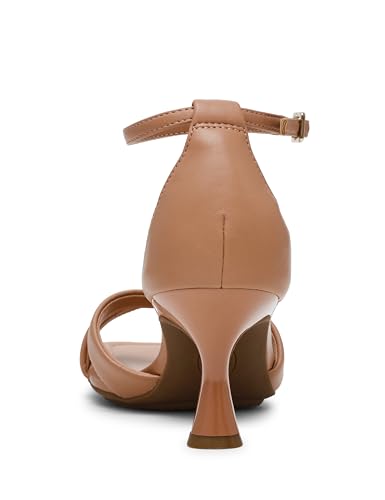 Anne Klein Womens JOSS Criss-Cross Faux Leather Ankle Strap3