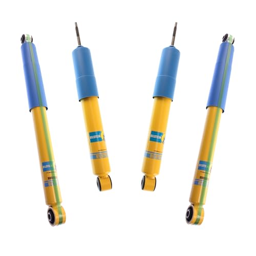 Bilstein Set of Front and Rear B6 4600 Series Shocks Compatible with 1999-2004 Silverado/Sierra 2500/3500 w/o Quadrasteer with 0 Lift | Easy Installation