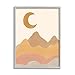 Stupell Industries Quiet Grainy Sahara Terrains Crescent Moon Sky, Design by Taylor Shannon Designs
