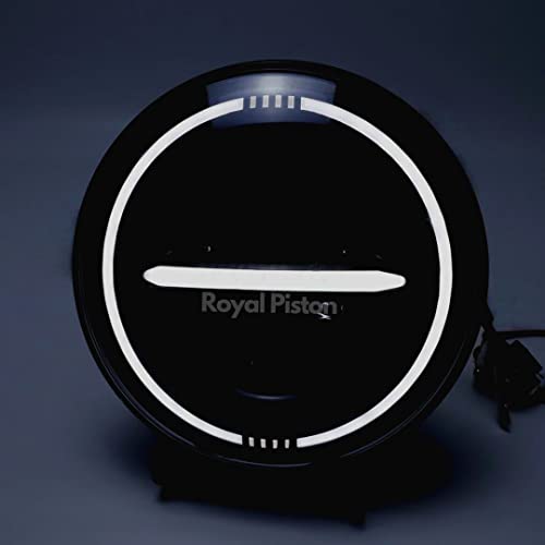 Image of Royalpiston Smart LED 7inch Headlight 75-110W-12V | 2023 CREE /Osram LED | (RP Minus with Ring) | Compatible with RE Hunter 350, Interceptor, continental GT 650, Himalayan, Classic Reborn etc