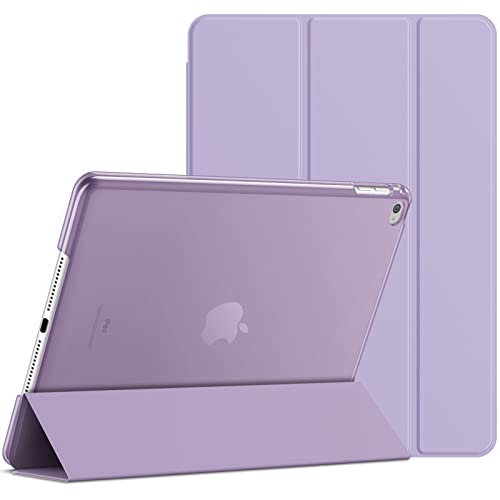 JETech Case for iPad Air 2 (2nd Generation), Smart Cover Auto Wake/Sleep (Light Purple)