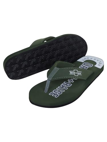 Image of Extra Soft Orthopaedic Comfort Slippers for Men | Anti-Skid, Arch Support, Doctor Recommended Flip Flops | Relax Footwear for Heel & Ankle Pain Relief