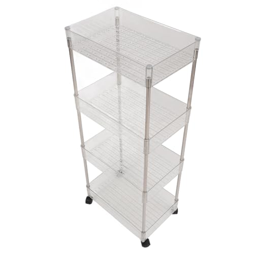 Sturdy Changing Table Cart with Casters, Convenient Storage Solution for New Moms