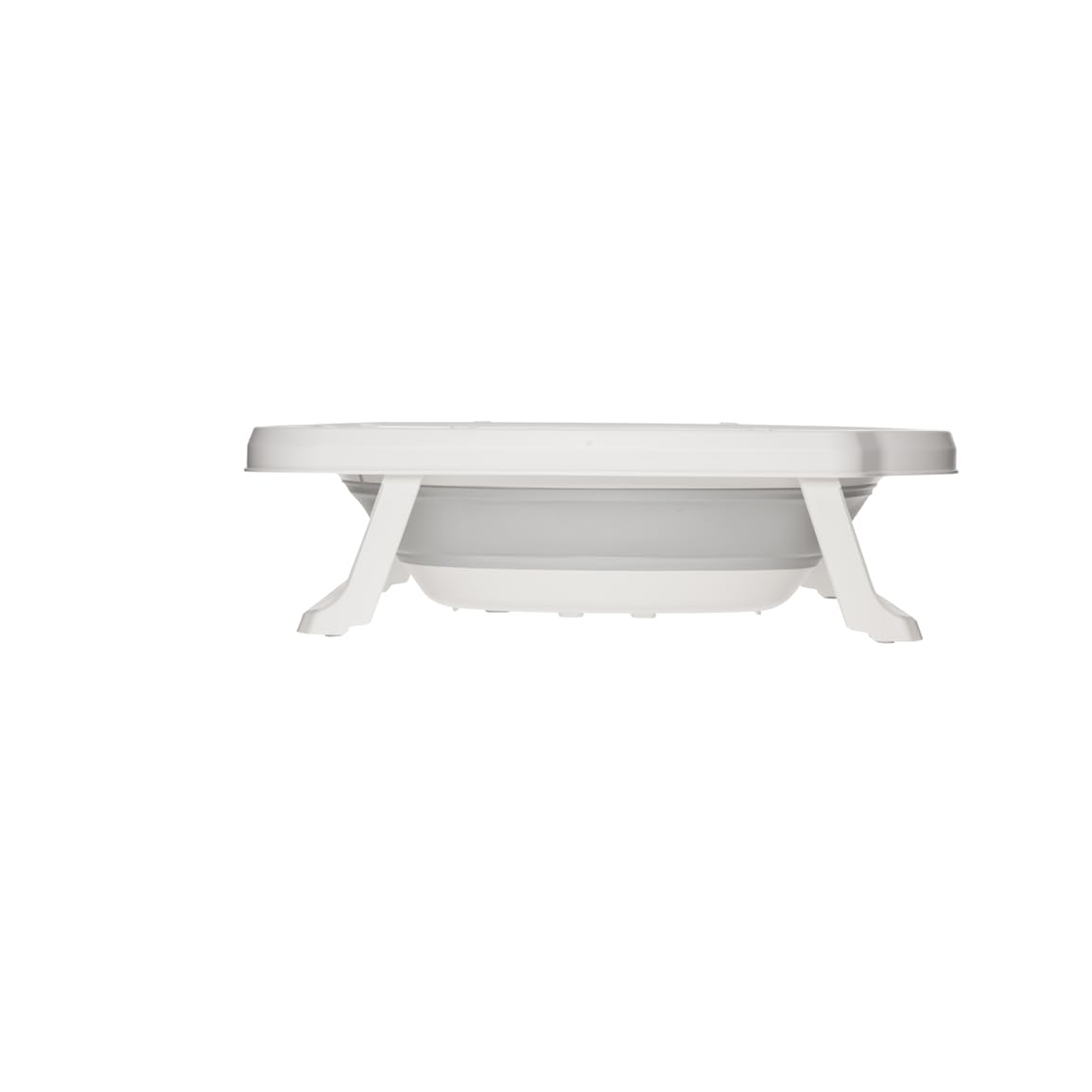 Keeeper Baignoire pliable pour bébé, pieds antidérapants, 48 x 82 x 23,5 cm, capacité 33 l, gris