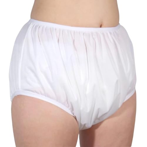 Adult Pull-On Pants Waterproof Incontinence Brief- Unisex - Soft, Noiseless I Swim Brief I Bedwetting Brief I Overpants (S)