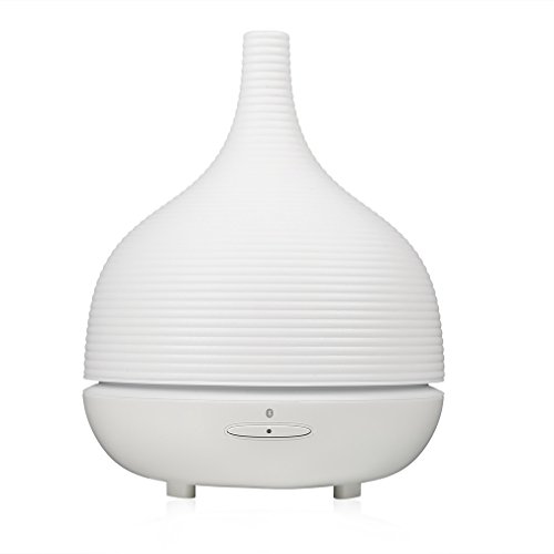 Preisvergleich Produktbild Homgrace Aroma Diffuser 500ml Ultraschall Luftbefeuchter Humidifier LED Aromatherapie Diffusor mit Bluetooth und iMist APP-Steuerung