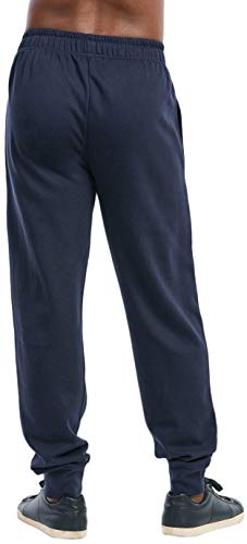 ToBeInStyle Men's Comfortable Flattering Drawstring Waist Closure Fleece Jogger3